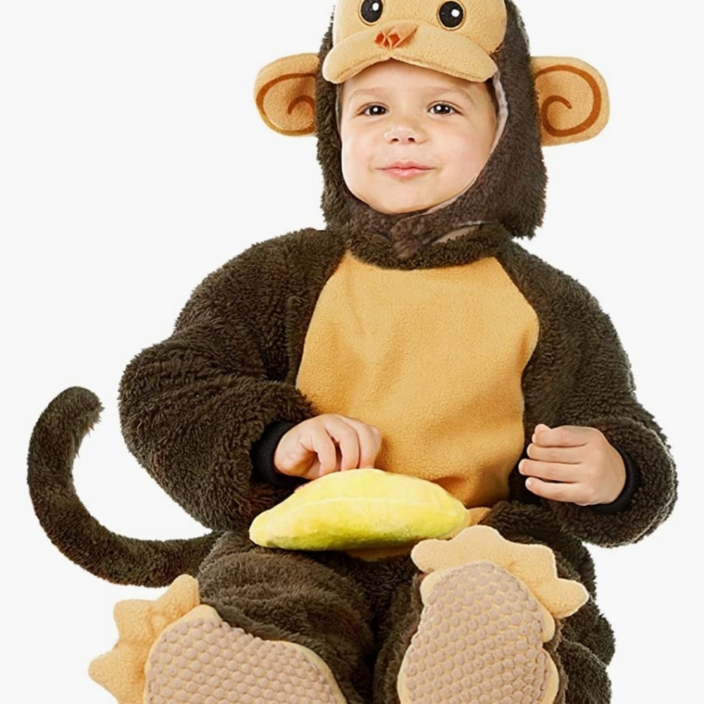 24 month Halloween monkey costume - worn once.